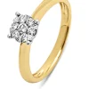 Gouden ring, 0.25 ct diamant, Enchanted