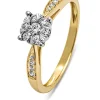 Gouden ring, 0.29 ct diamant, Enchanted