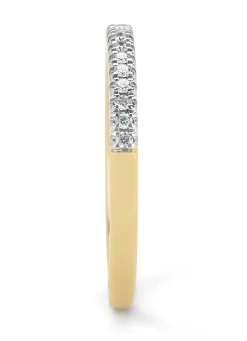 Gouden ring, 0.14 ct diamant, Ensemble