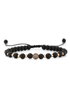 Roségouden armband, 25.00 ct onyx, Ensemble