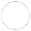 Roségouden parelketting Rivièra