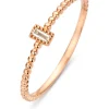 Roségouden ring, 0.05 ct diamant, Joy