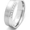 Witgouden 14 kt trouwring, Wedding