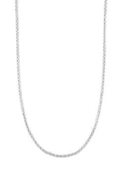 Witgouden anker collier Timeless Treasures (42cm)