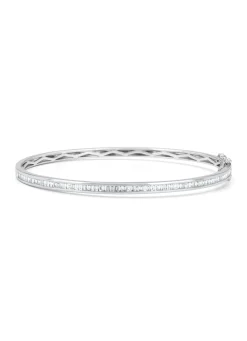Witgouden armband, 0.86 ct diamant, Gallery