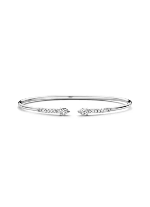 Witgouden armband, 0.98 ct diamant, La Dolce Vita