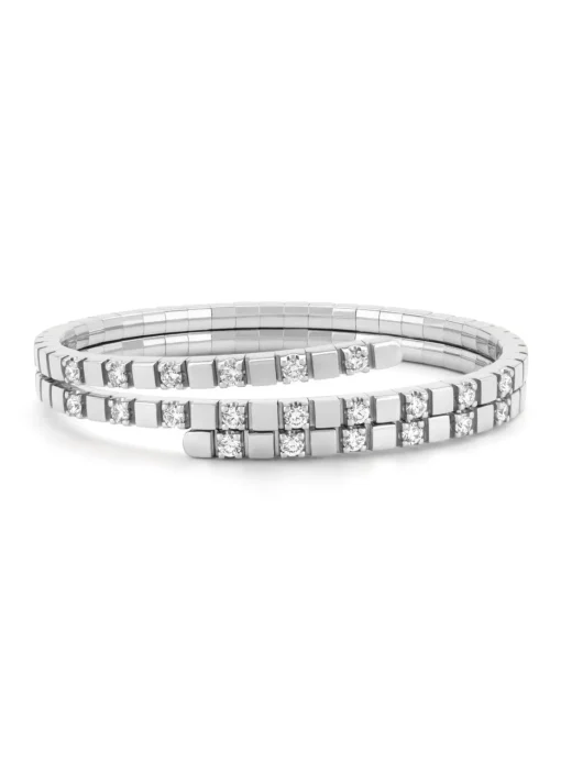 Witgouden armband, 1.50 ct diamant, Gallery