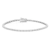 Witgouden armband, 0.67 ct diamant, Ensemble