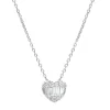 Witgouden collier, 0.27 ct diamant, Gallery