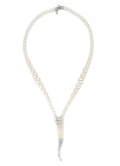 Witgouden collier, 1.33 ct diamant, Gallery