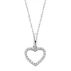 Witgouden hanger, 0.06 ct diamant, Dreamer