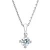 Witgouden hanger, 0.40 ct diamant, Hearts & Arrows