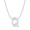 Witgouden hanger Q, Alphabet
