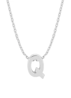 Witgouden hanger Q, Alphabet