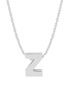 Witgouden hanger Z, Alphabet
