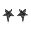 Witgouden oorsieraden, 0.18 ct diamant, Cosmic