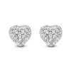 Witgouden oorsieraden, 0.54 ct diamant, Enchanted