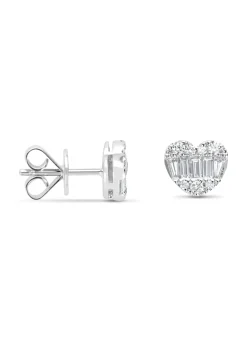 Witgouden oorsieraden, 0.41 ct diamant, Gallery