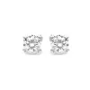 Witgouden oorsieraden, 1.00 ct diamant, Hearts & Arrows