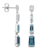Witgouden oorsieraden, 1.94 ct london topaas, Gallery