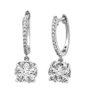 Witgouden oorsieraden, 0.64 ct diamant, Enchanted