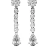 Witgouden oorsieraden, 4.50 ct diamant