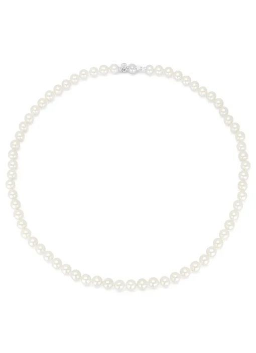 Witgouden parelketting Rivièra
