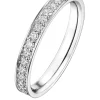 Witgouden ring, 0.27 ct diamant, Wedding