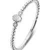 Witgouden ring, 0.09 ct diamant, Joy