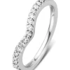 Witgouden ring, 0.20 ct diamant, Wedding