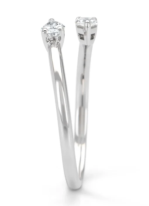 Witgouden ring, 0.37 ct diamant, La Dolce Vita