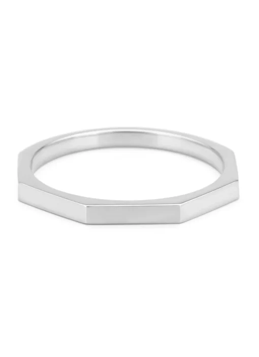 Witgouden ring Ensemble